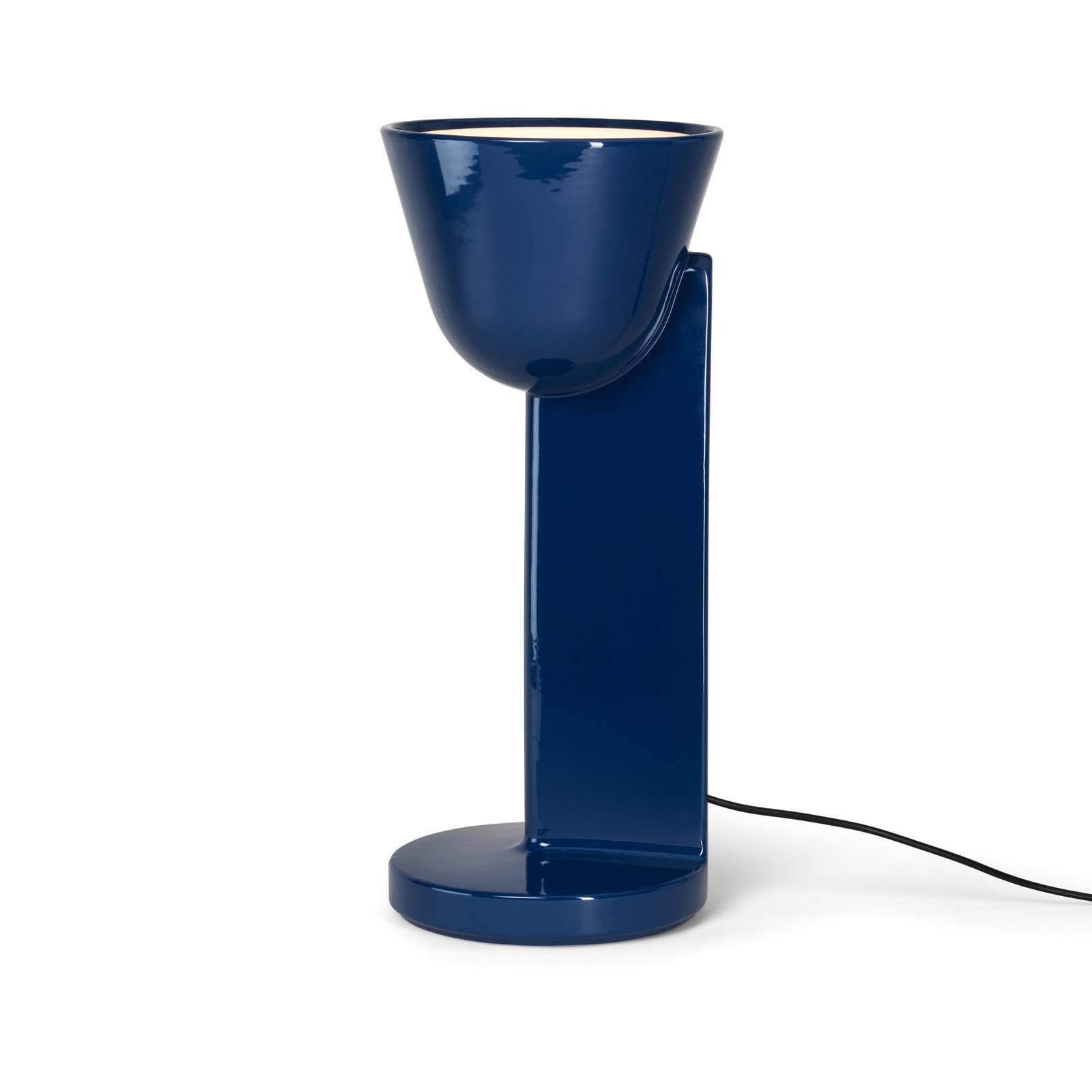 FLOS Céramique Up Tischleuchte, blau