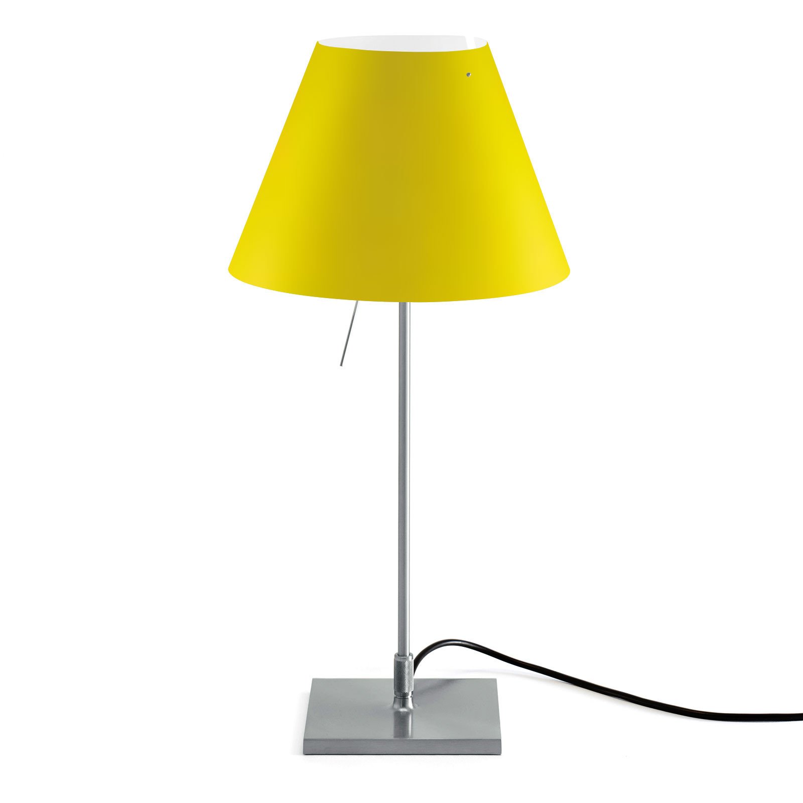 Luceplan Costanzina lampă masă alu galben canar