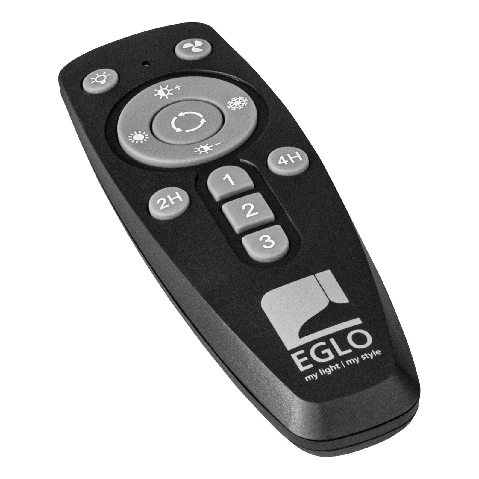 Deckenventilator Almeria LED CCT, weiß/schwarz