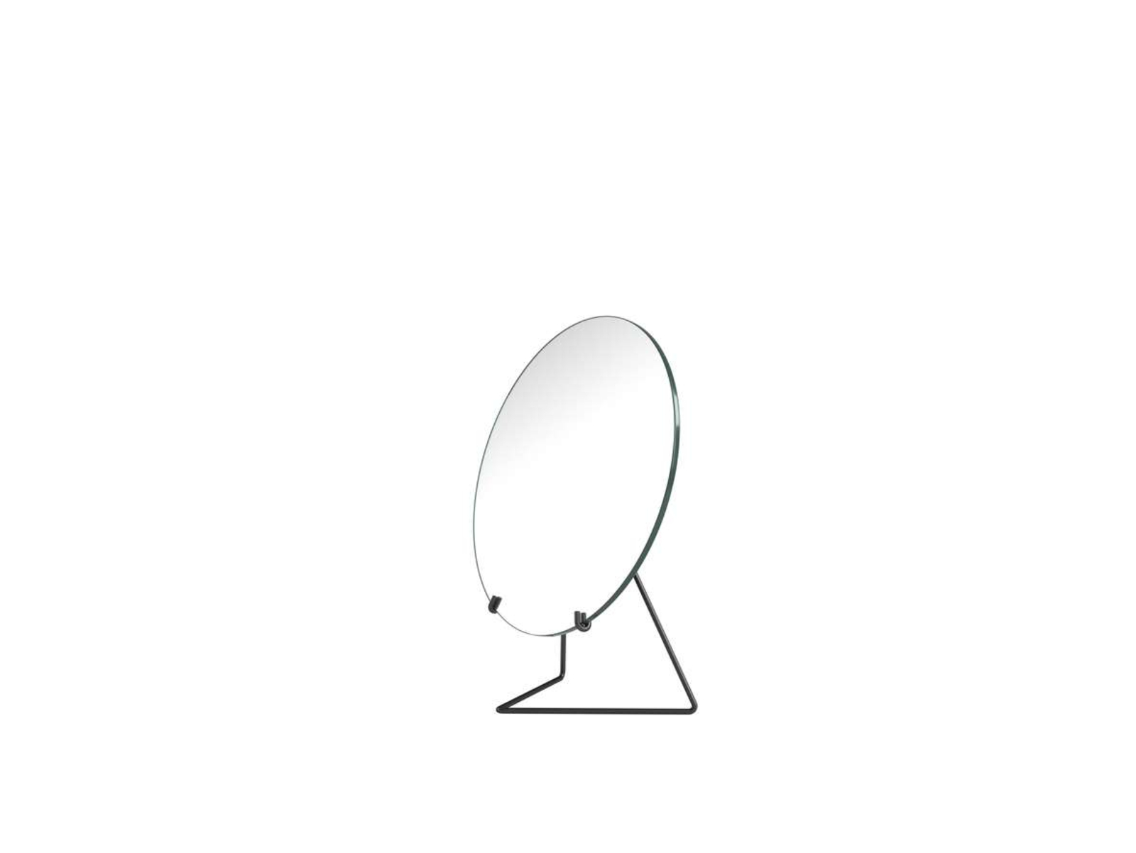 Standing Mirror Ø20 Black - Moebe