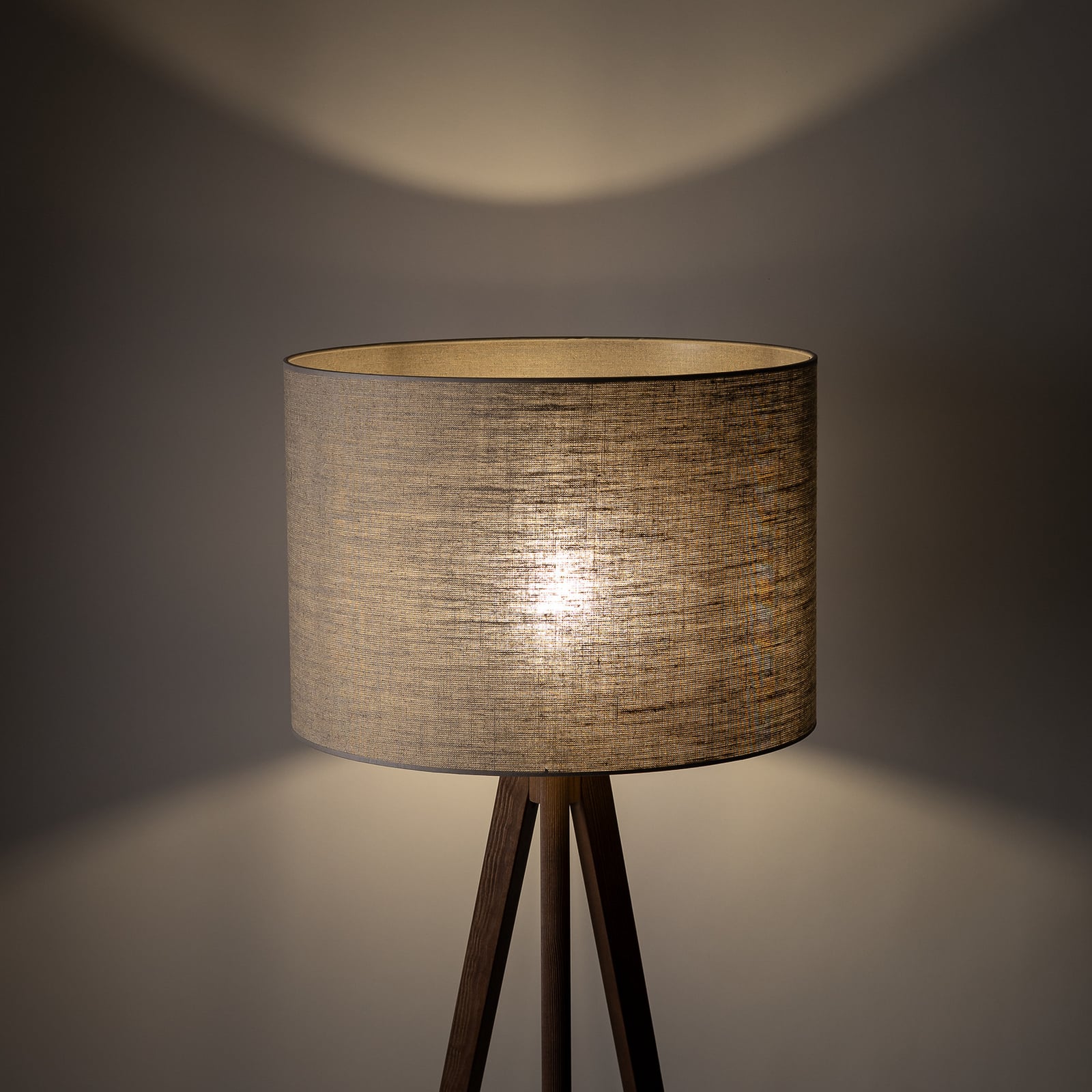 Piantana Grand, beige/noce, altezza 145 cm, E27