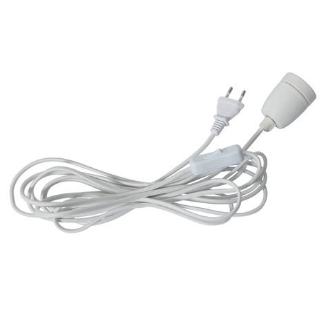 E27-Fassung Glaze mit Kabel