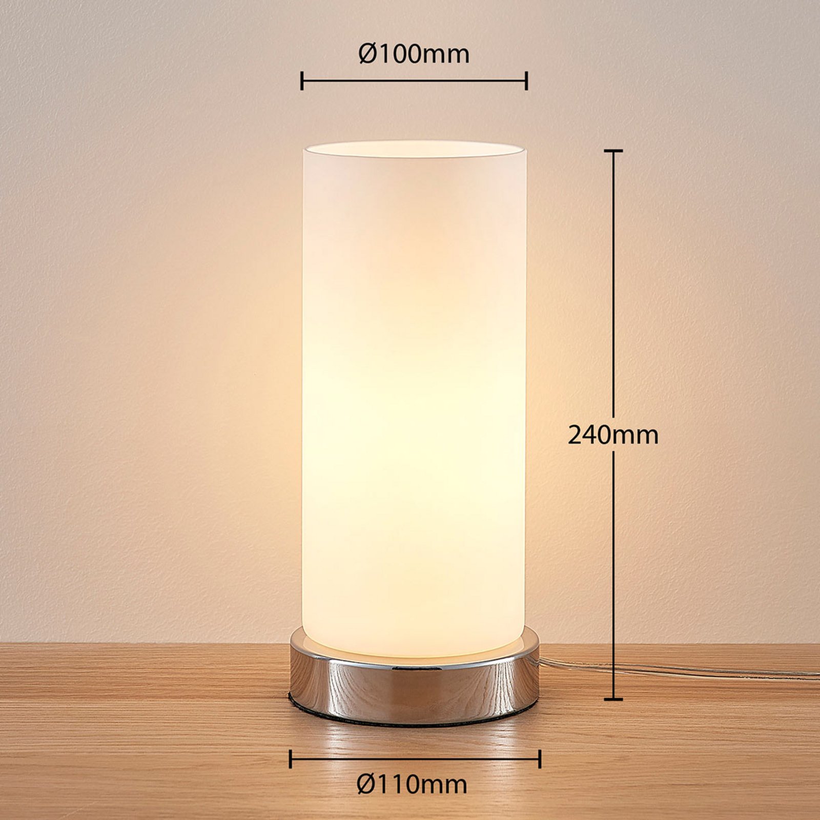Elianna Table Lamp Opal - Lindby