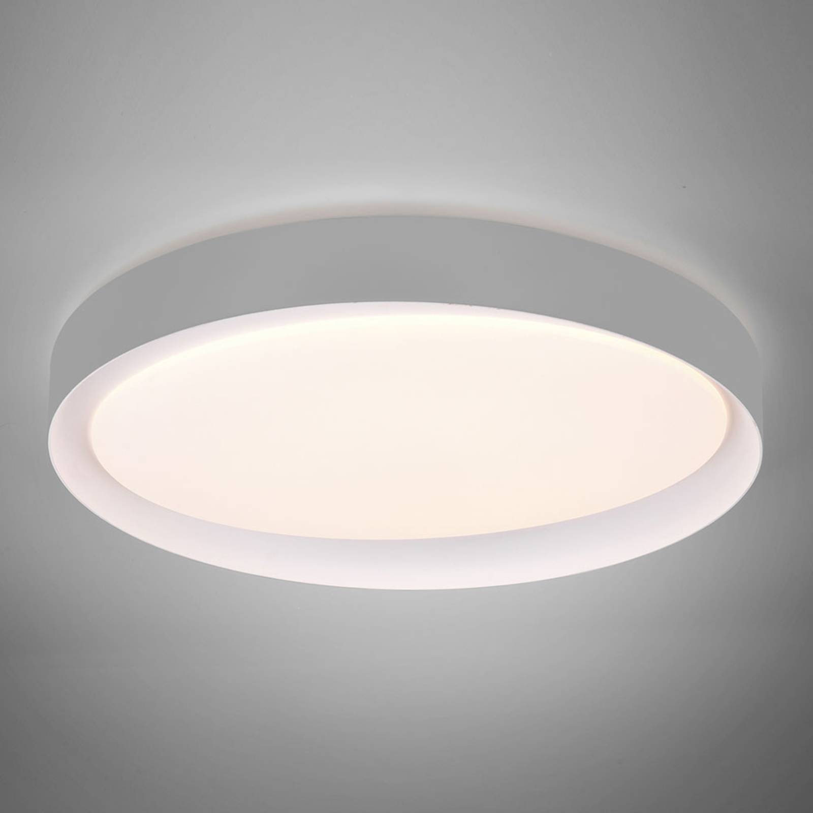 LED-Deckenleuchte Zeta tunable white, grau/weiß