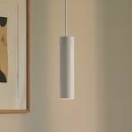 Tilo pendant light, white, metal, Ø 6 cm, 1-bulb