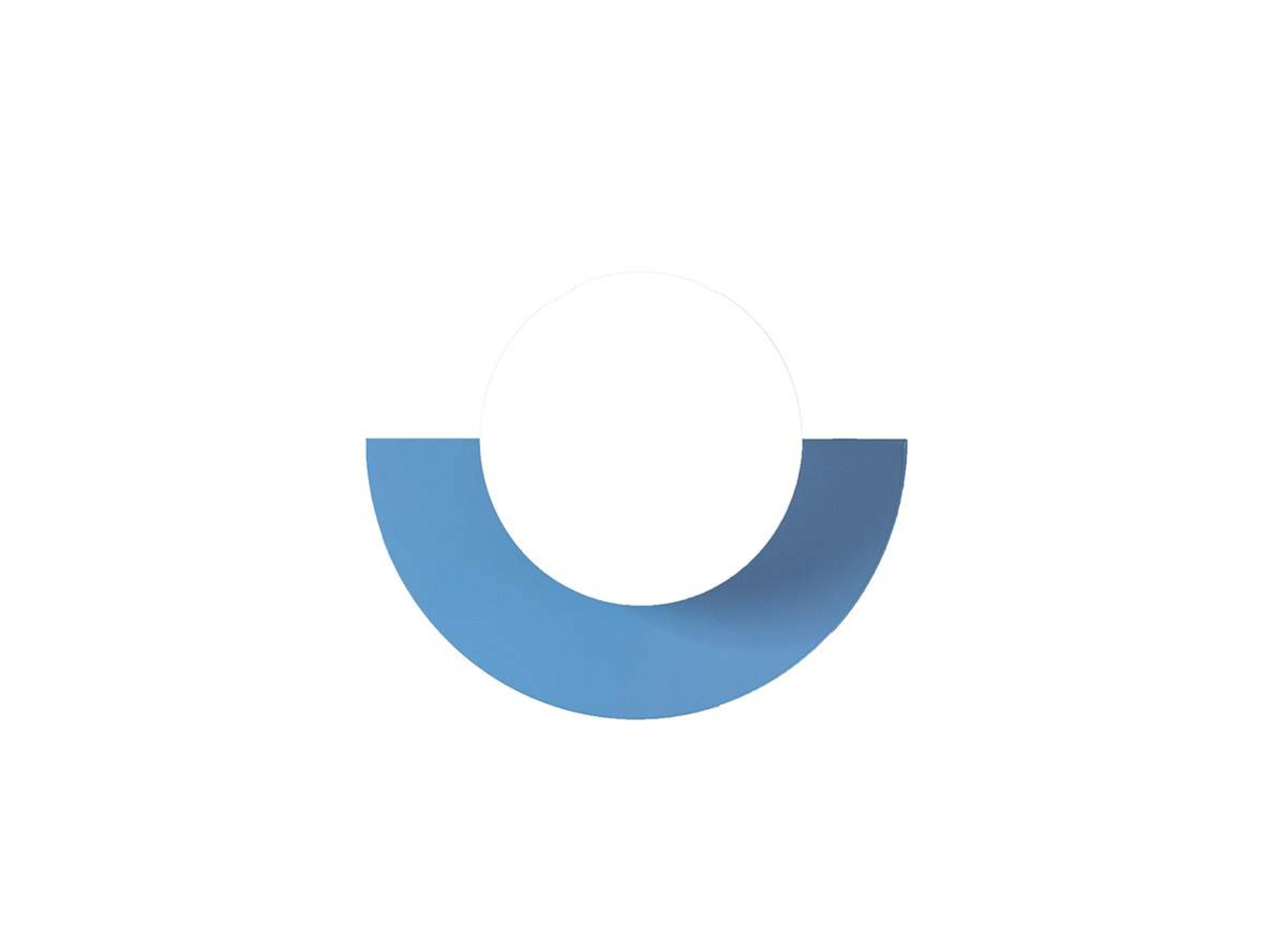 Candy Big Circle 180 L Wandleuchte, blau - Swedish Ninja