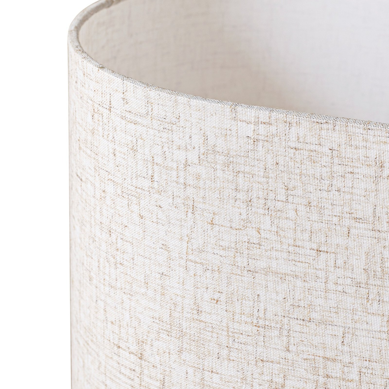 Lindby lampa stojąca Kimiko, wysokość 100 cm, drewno, tkanina, E27