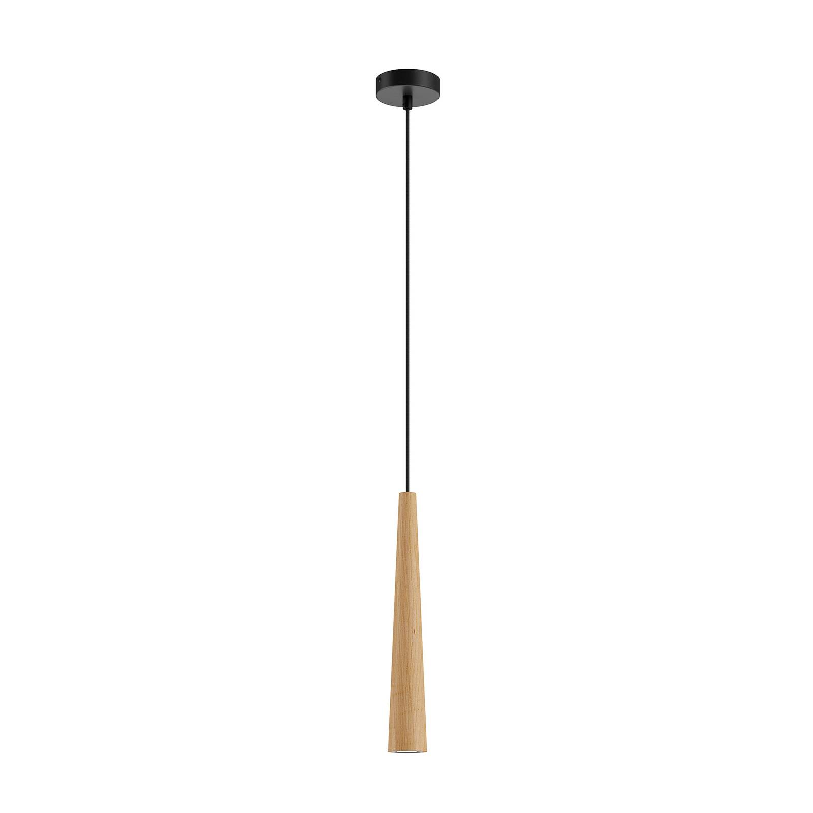 Envolight Wooden Round Cone suspension 1 lampe