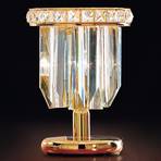 Lampada da tavolo Cristalli 24 carati in oro