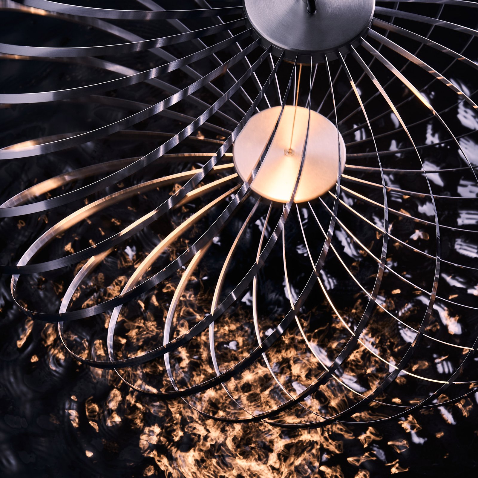 Tom Dixon Spring Medium suspension Ø 79 cm chrome