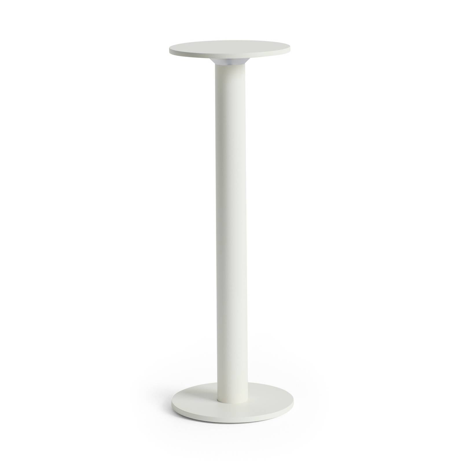 HAY LED-Akku-Tischlampe HOST PORTABLE, cremeweiß, 30 cm IP44