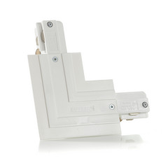 Conector Eutrac L conductor de protección externo, blanco