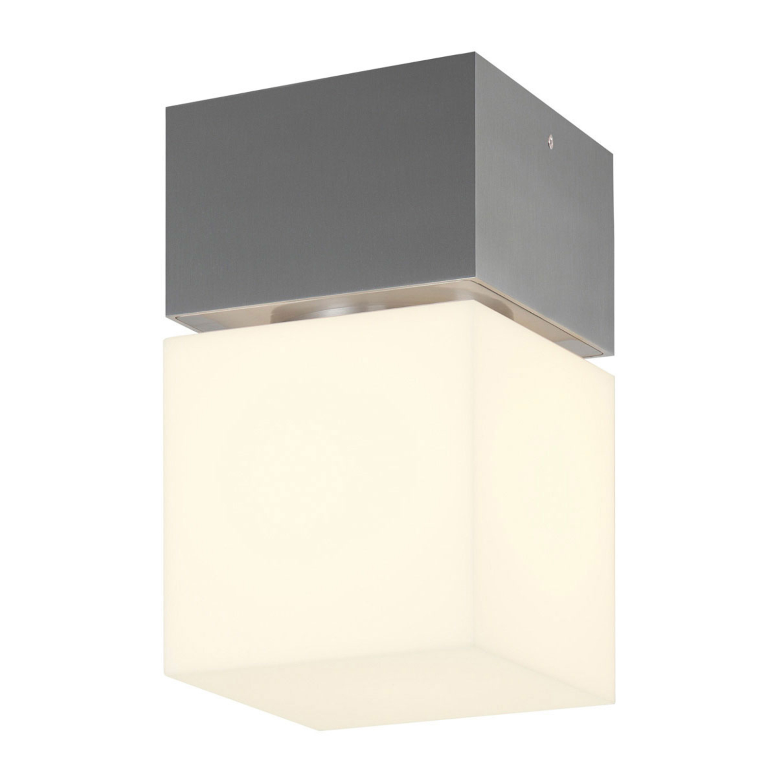 Square LED outdoor ceiling light stainless steel