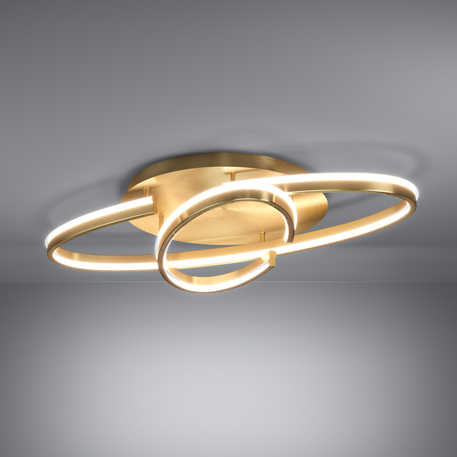 Plafonieră LED Stars of Light Bogado auriu 75 cm CCT dimabil - Camera de zi / sufragerie - Modern - Metal