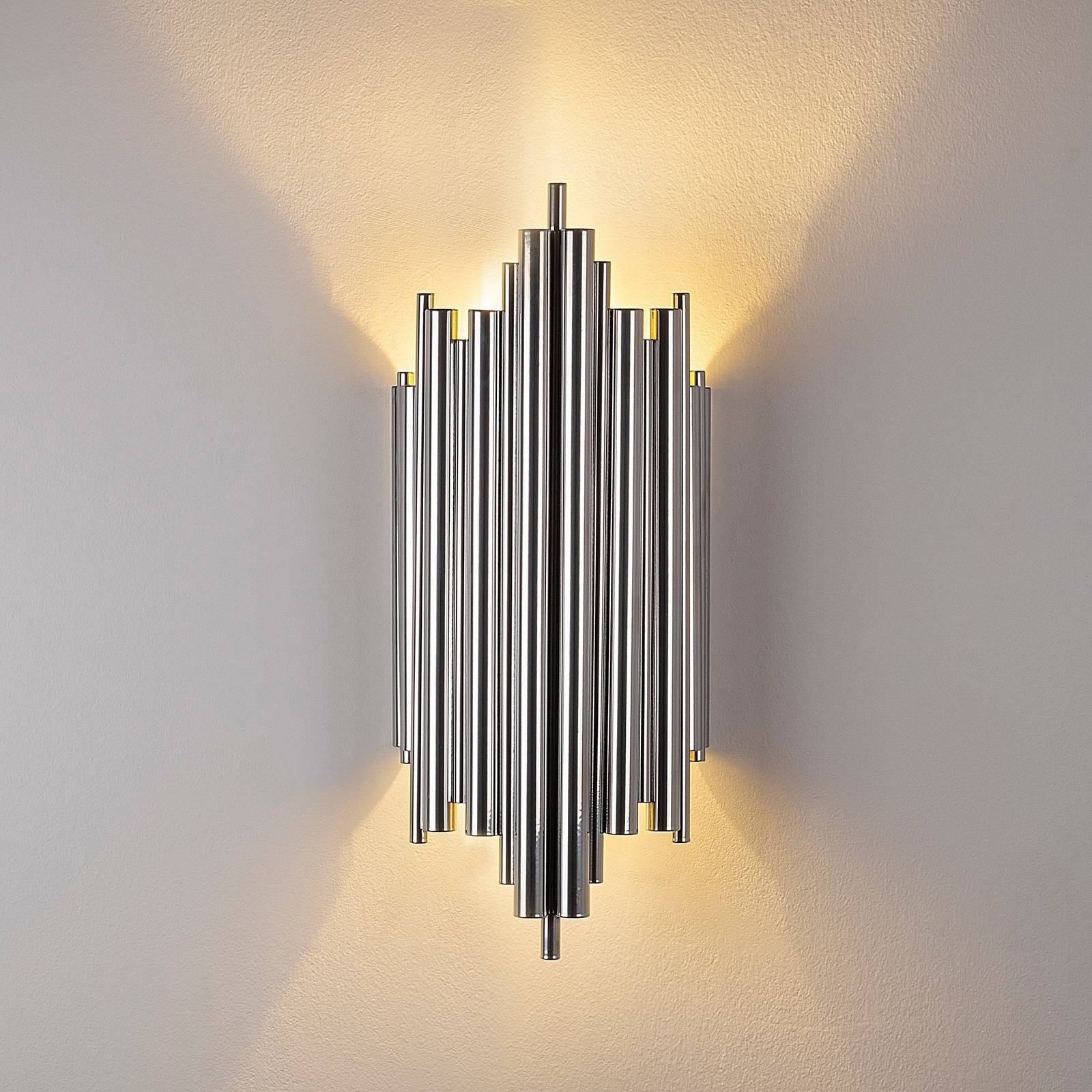 Kinkiet Reis, chrom, metal, wysokość 50 cm