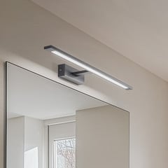 Galéria LED fali lámpa, fekete, fém, szélesség 62 cm, IP44