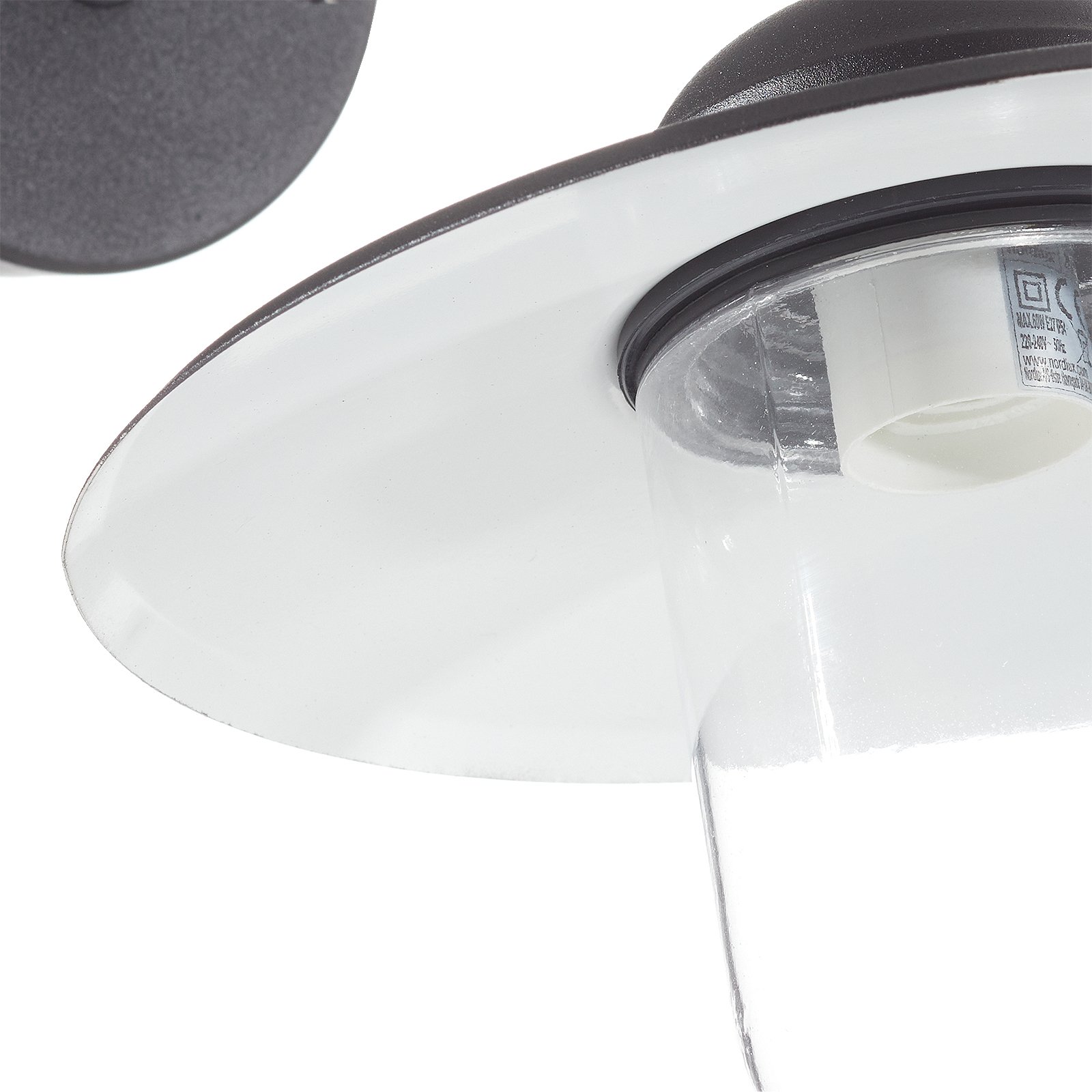 Luxembourg Outdoor Wall Lamp Black - Nordlux