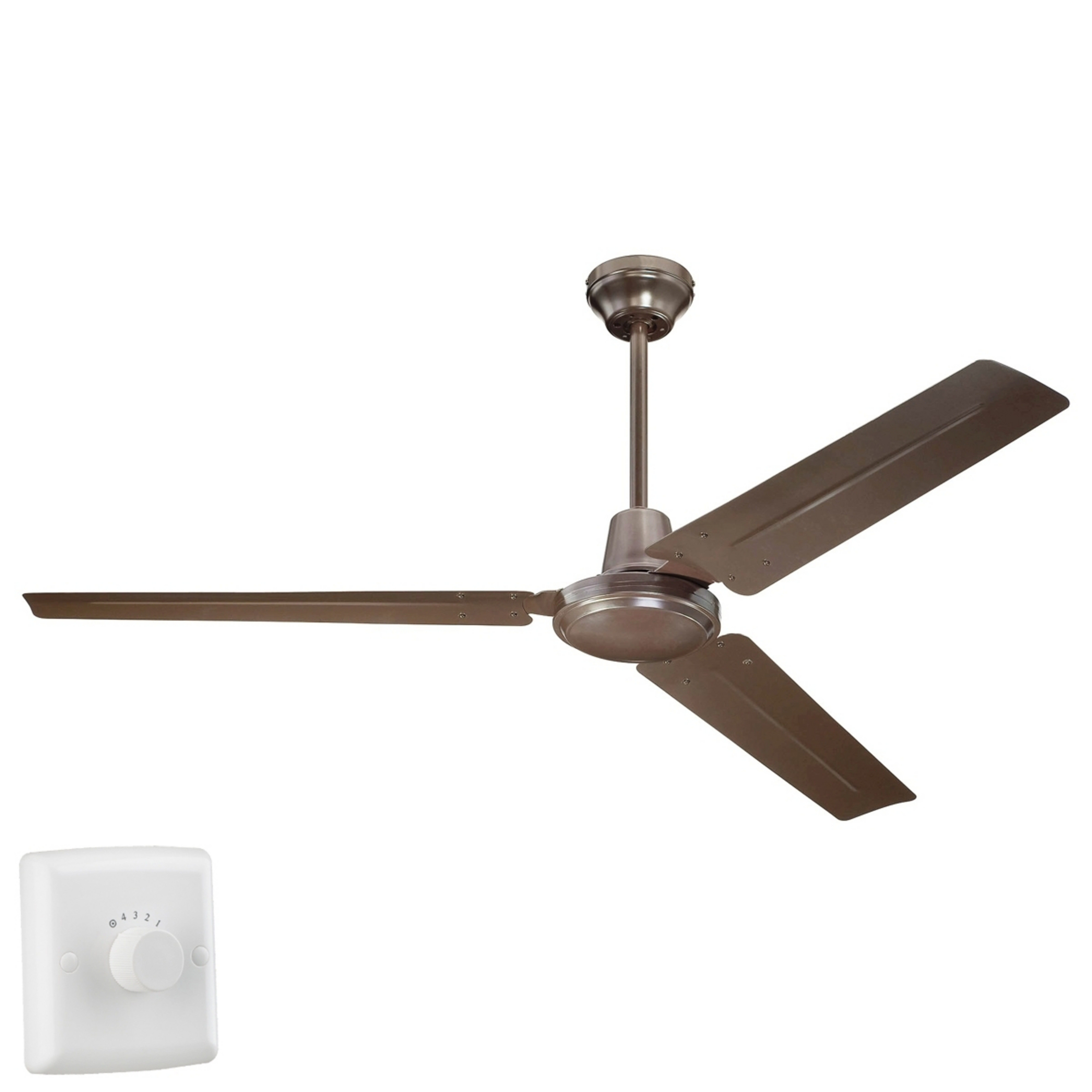 Westinghouse Deckenventilator Industrial braun leise 142 cm