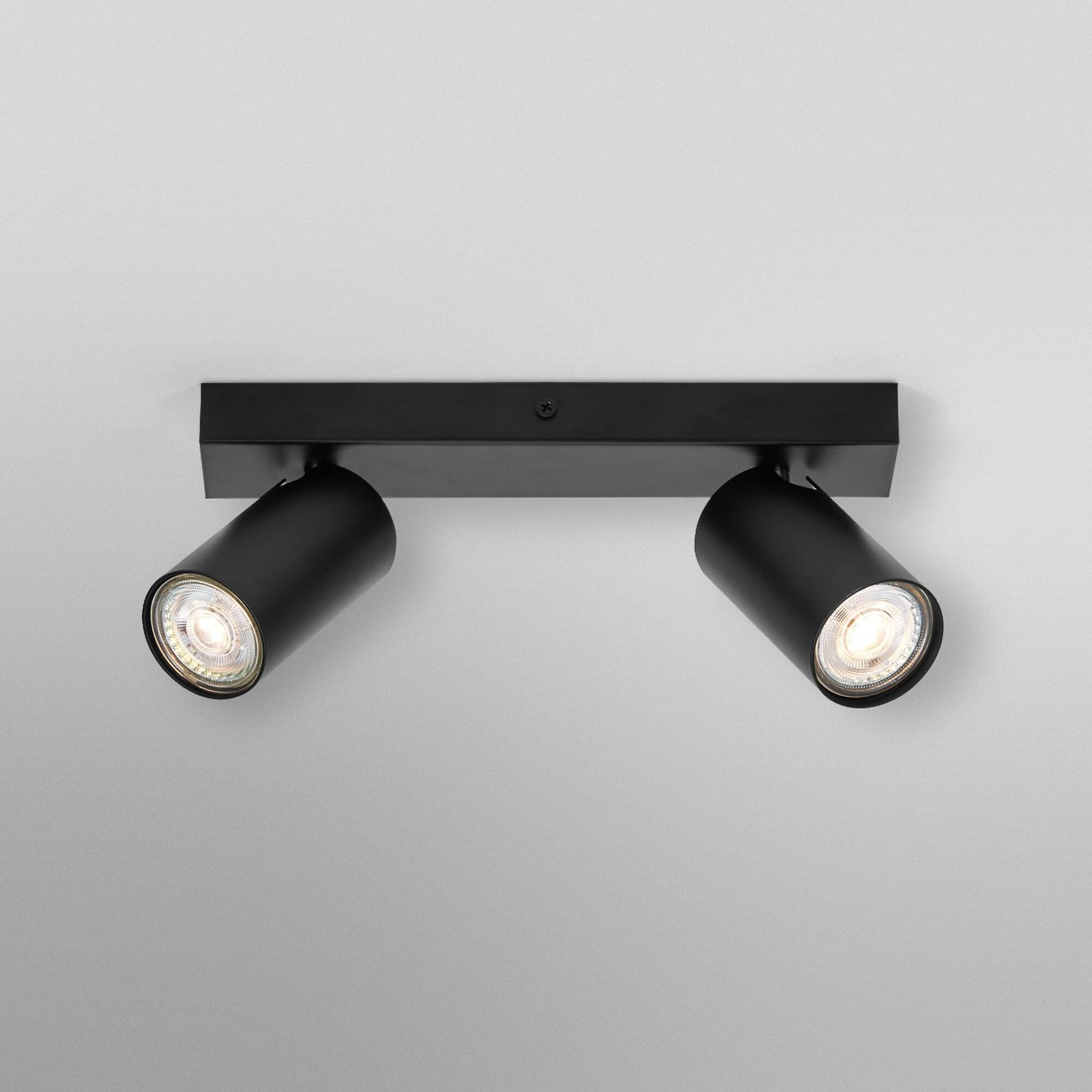 OSRAM Deckenstrahler OCTAGON schwarz 2-flg. GU10-LED 927 dim
