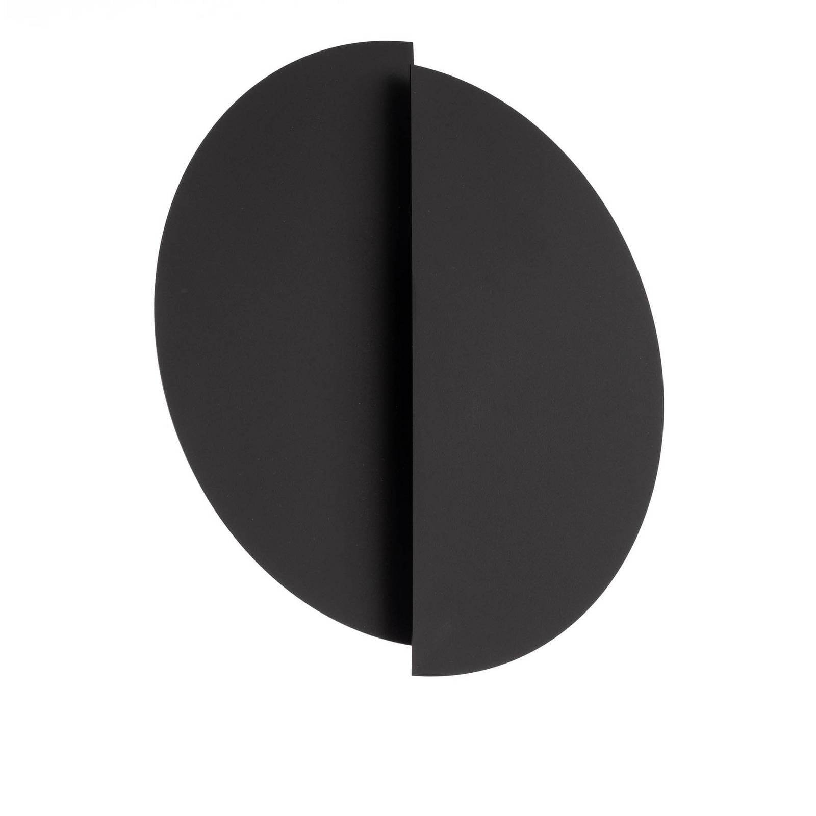 Wandleuchte Form 9, 28 cm x 32 cm, schwarz