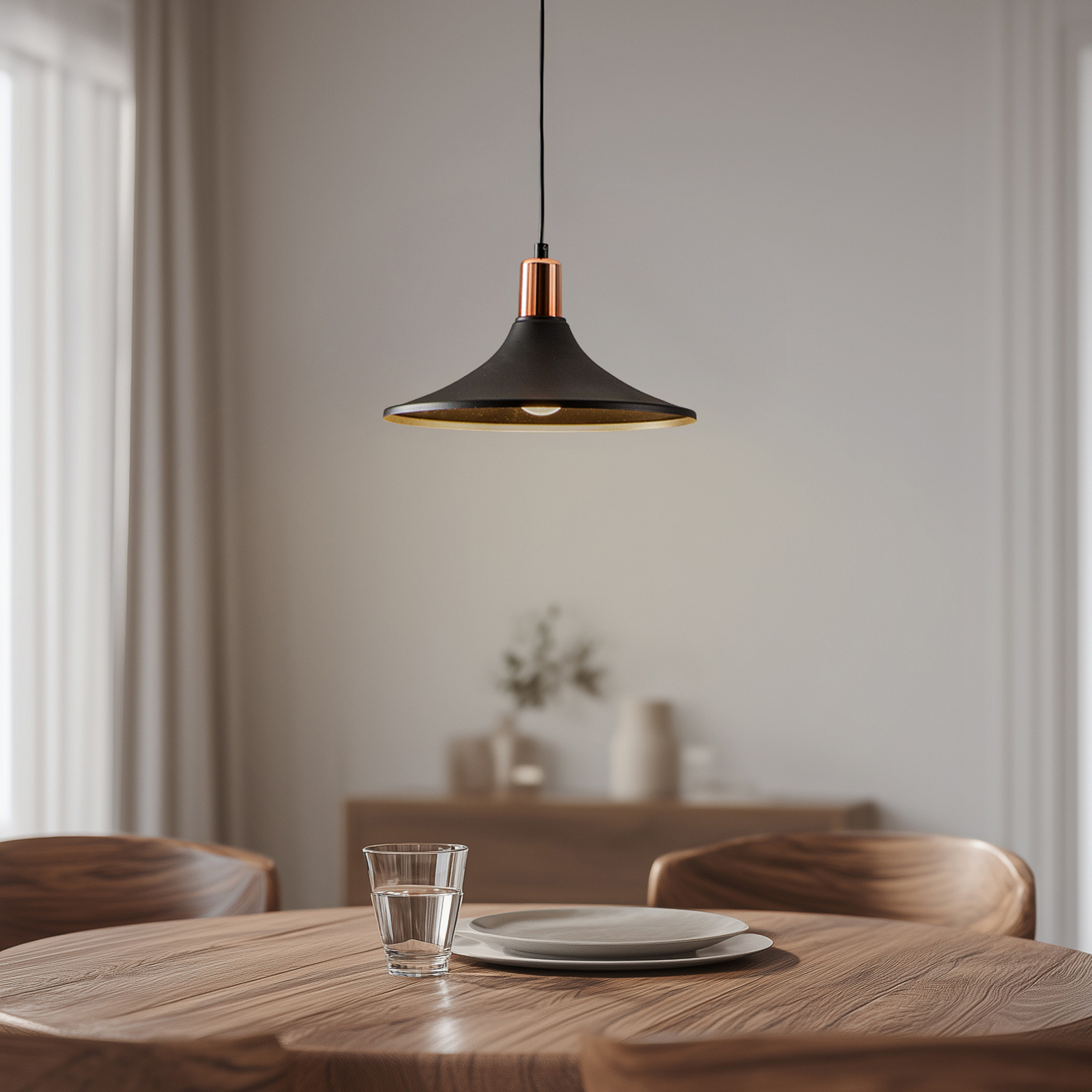 Suspension AV-4106-M28-BSY, noir