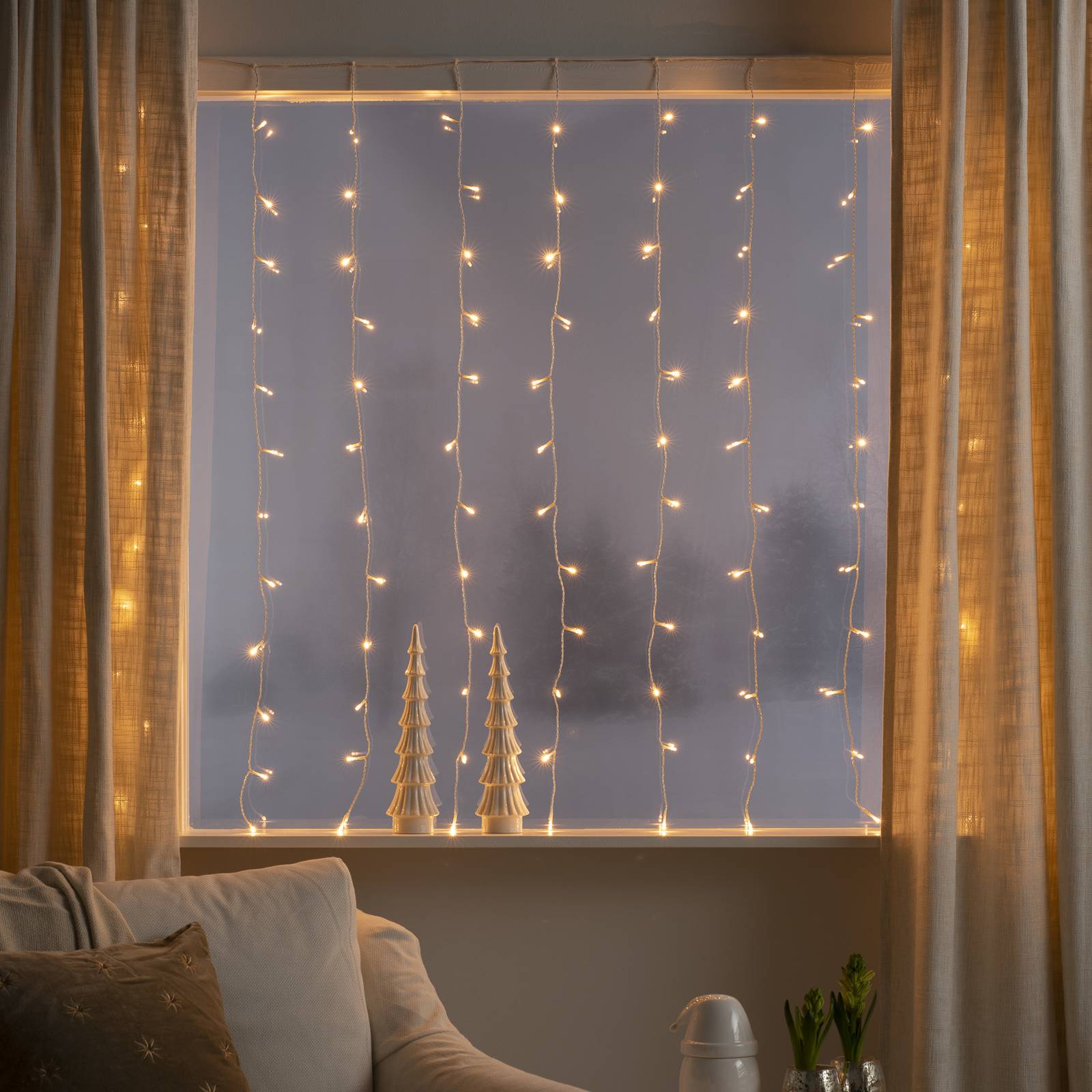 Konstsmide Christmas LED-lysforheng 120 lyskilder amber