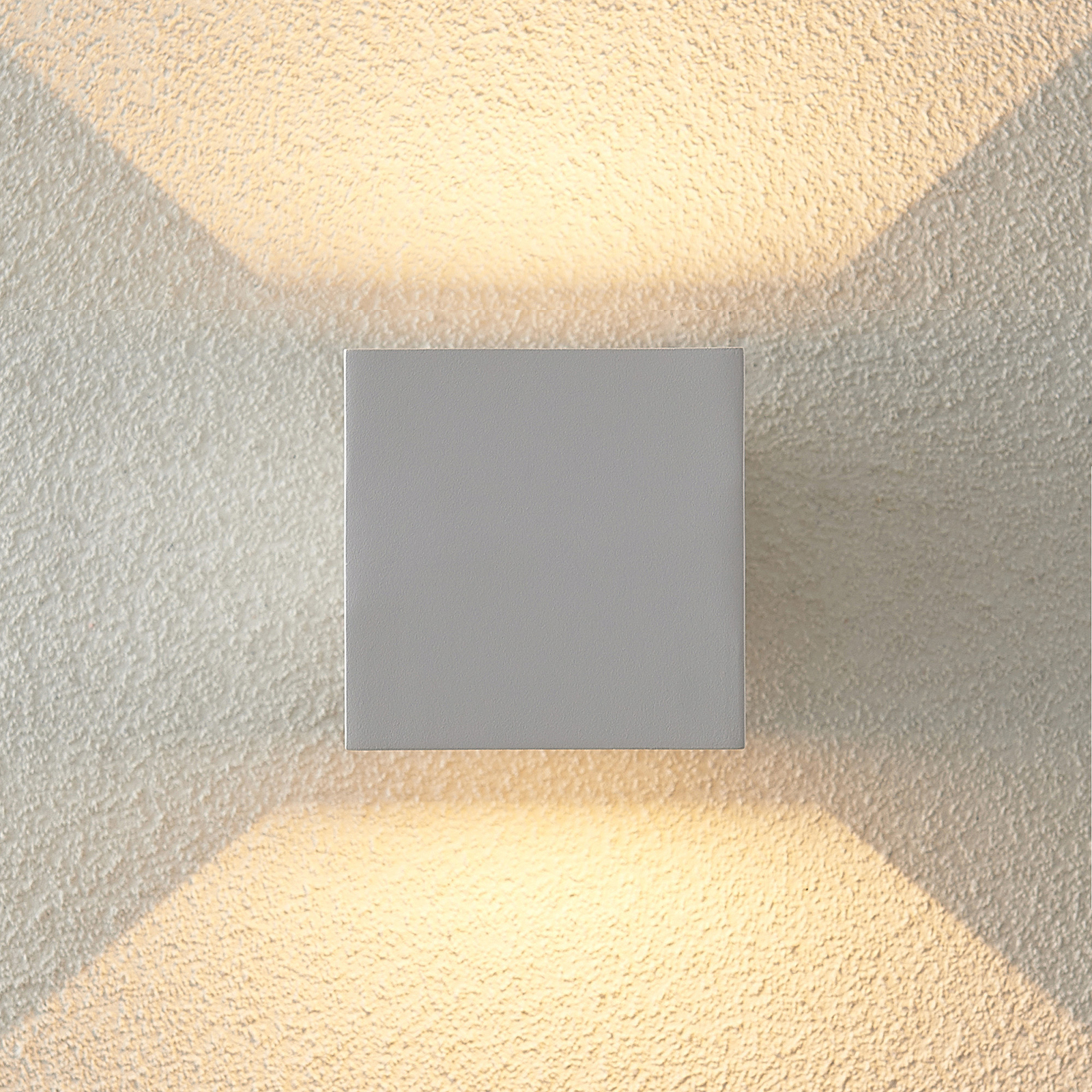 ELC Esani LED-Außenwandlampe, weiß