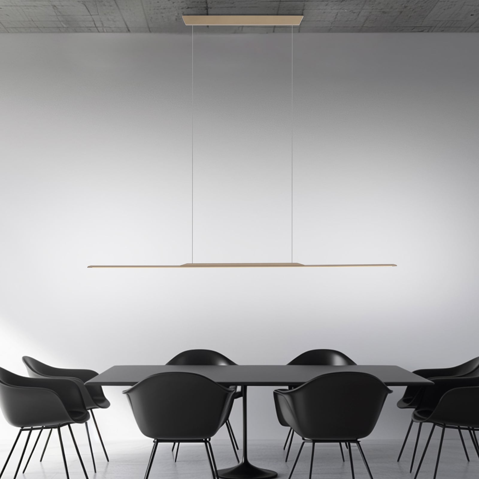 Suspension LED, bronze, 125 cm, aluminium, 3 000 K - PURE Suspension LED, bronze, 125 cm, aluminium, 3 000 K - PURE