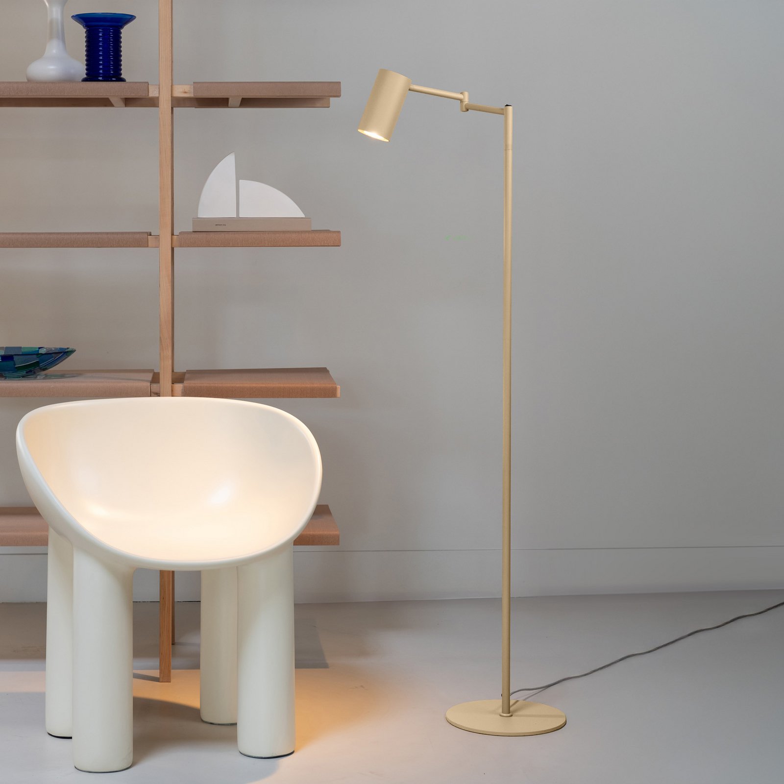 IT'S ABOUT ROMI Stehlampe Bilbao, beige, Höhe 154 cm