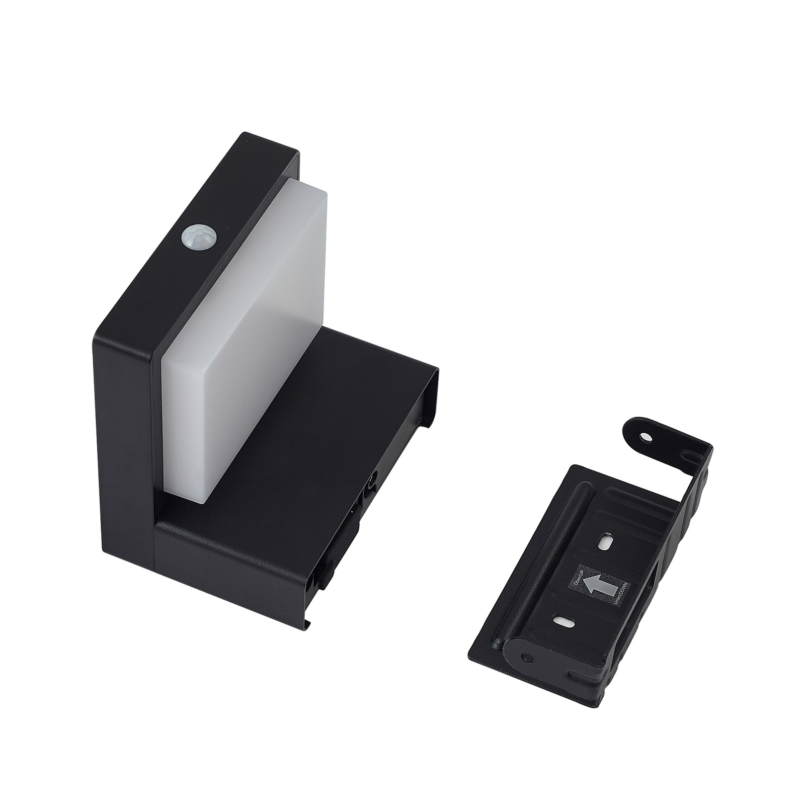 Eleazer LED Solarzelle Wandleuchte w/Sensor Schwarz - Lindby