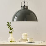 Viseća lampa Jieldé Dante D450, siva, Ø 45 cm