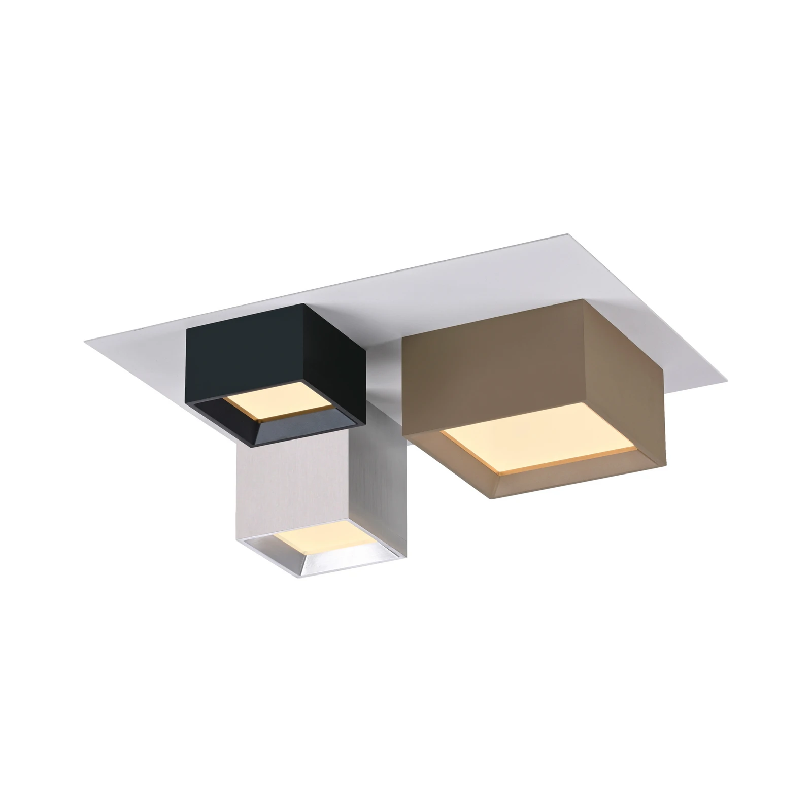 Lámpara LED de techo PURE Manhattan, multicolor, 3 luces, CCT