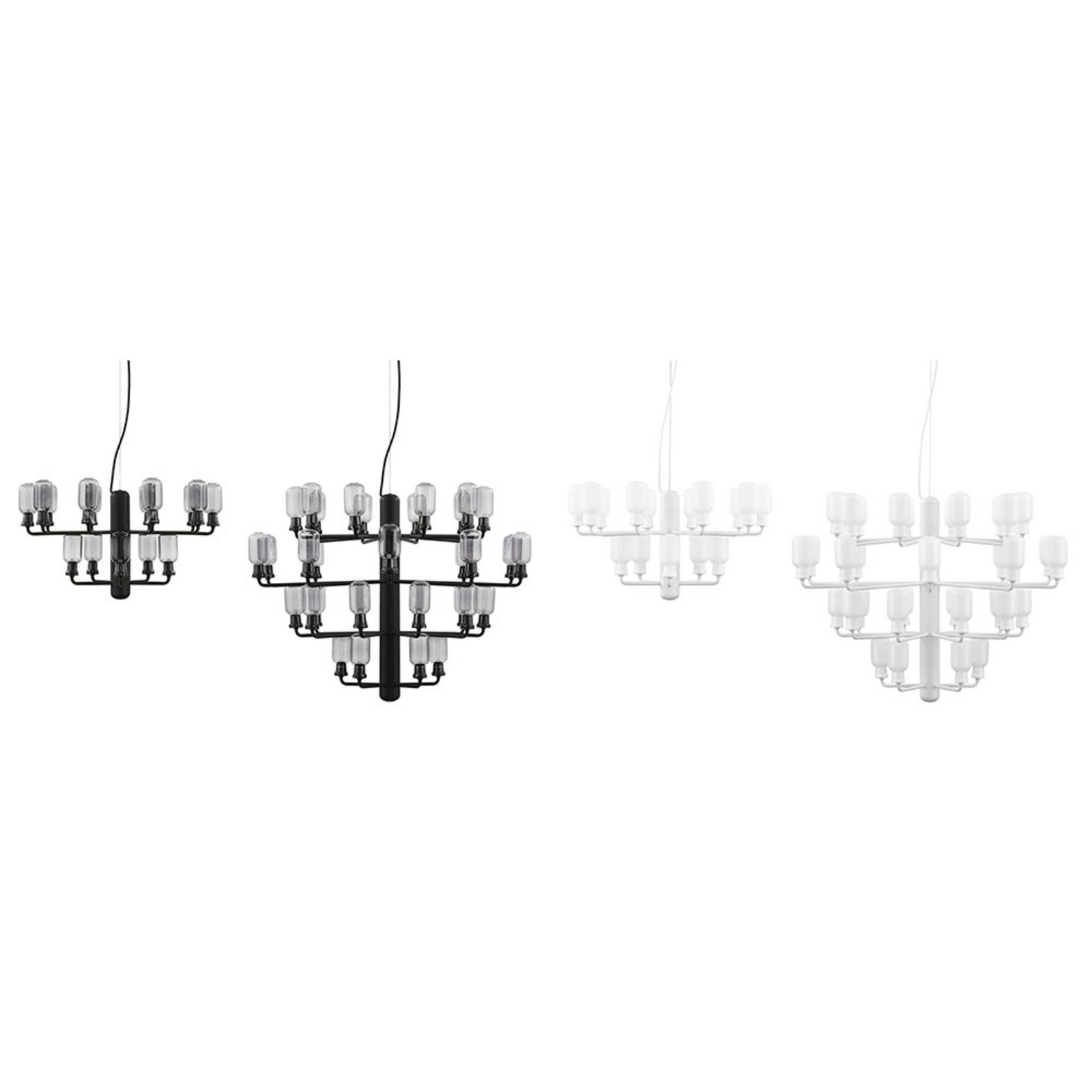 Amp Candelabru Large Smoke/Black - Normann Copenhagen