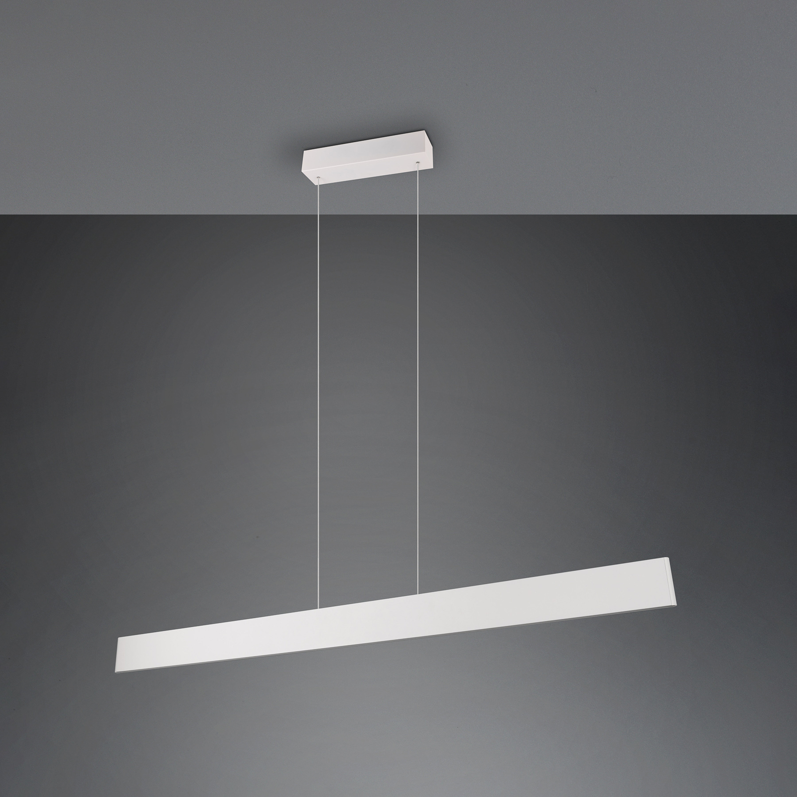 Suspension LED Galway, gris clair, up/down, CCT, métal