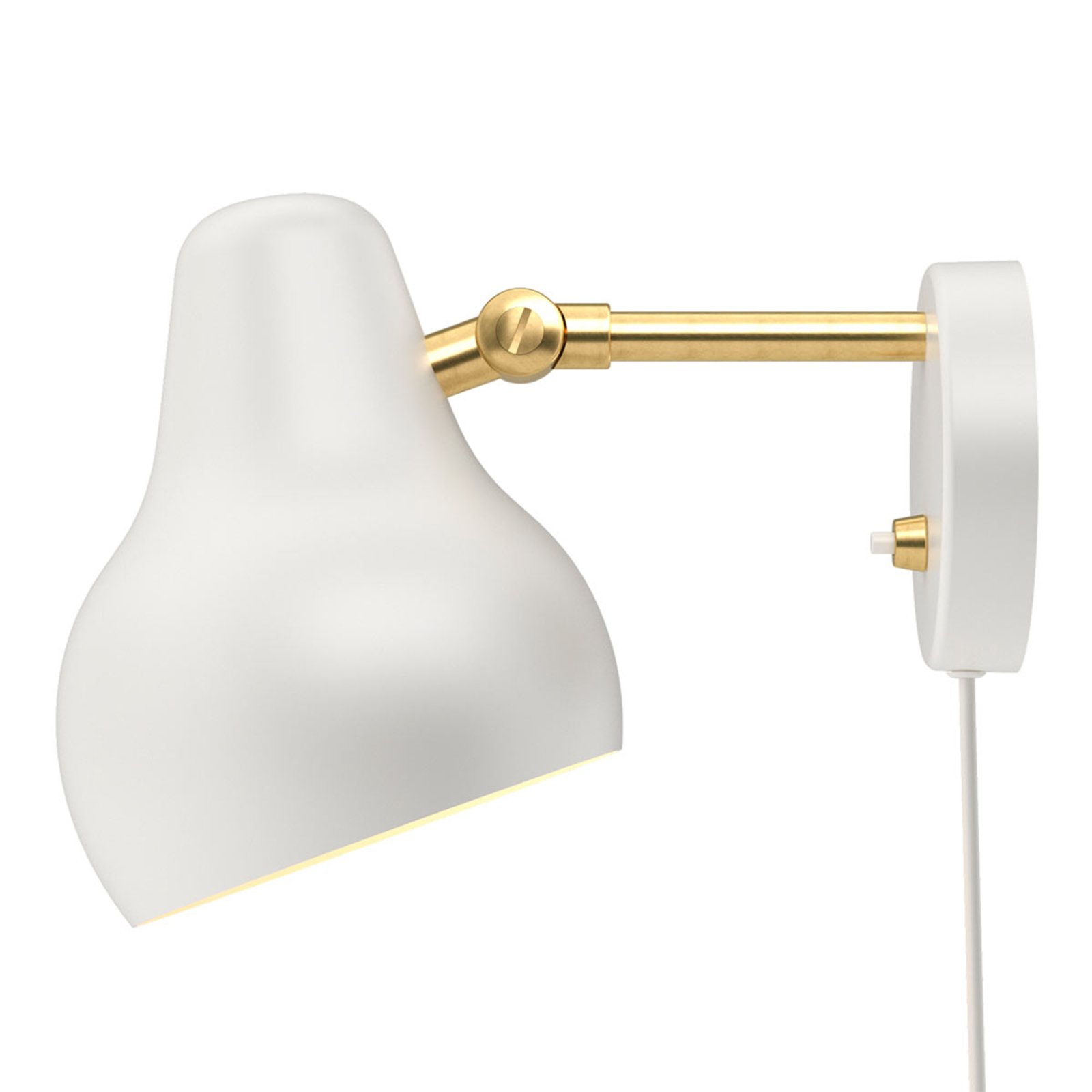 Дизайнерска LED лампа за стена Louis Poulsen VL38, бяла