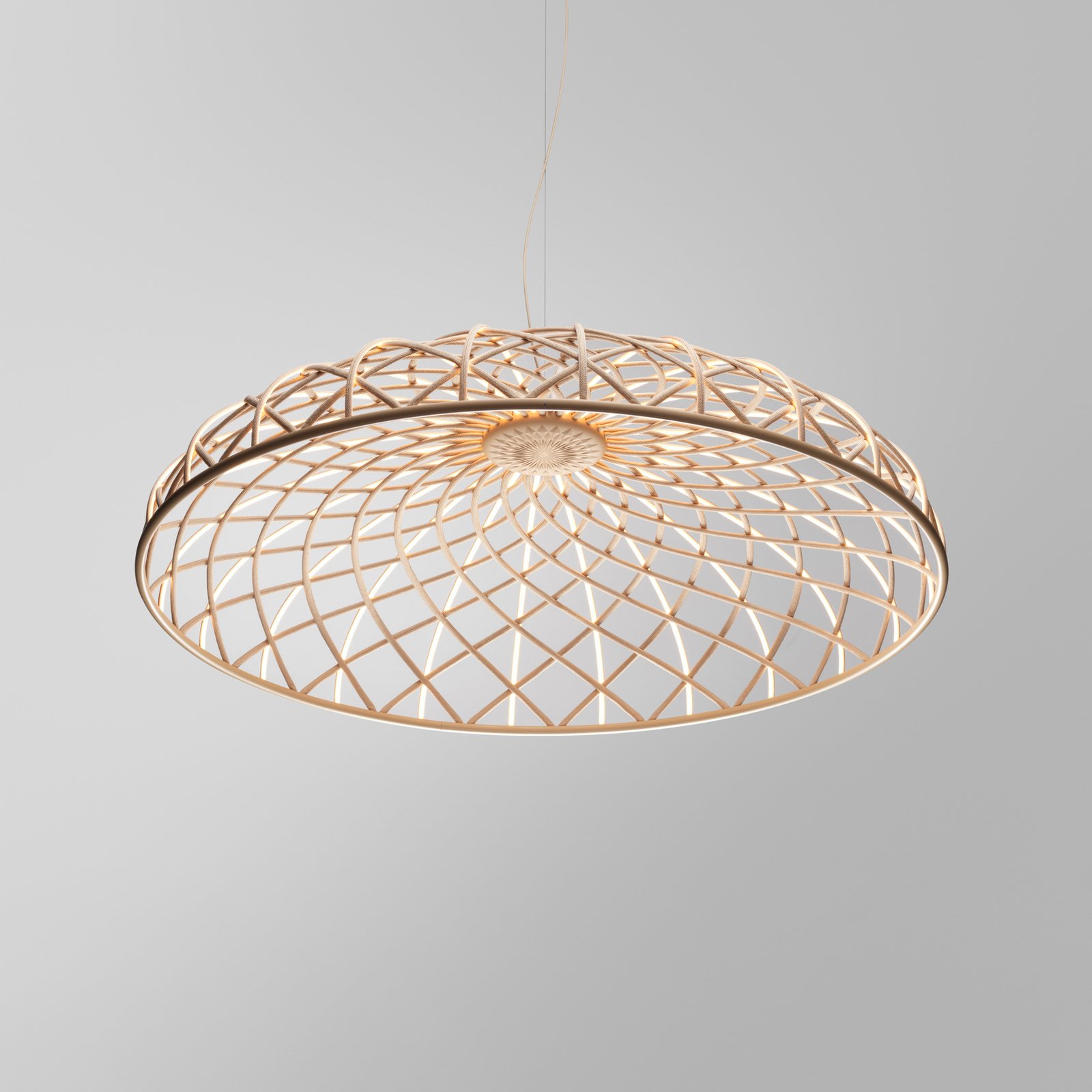 FLOS LED-Hängeleuchte Skynest, Ø 90,4 cm, Kunststoff