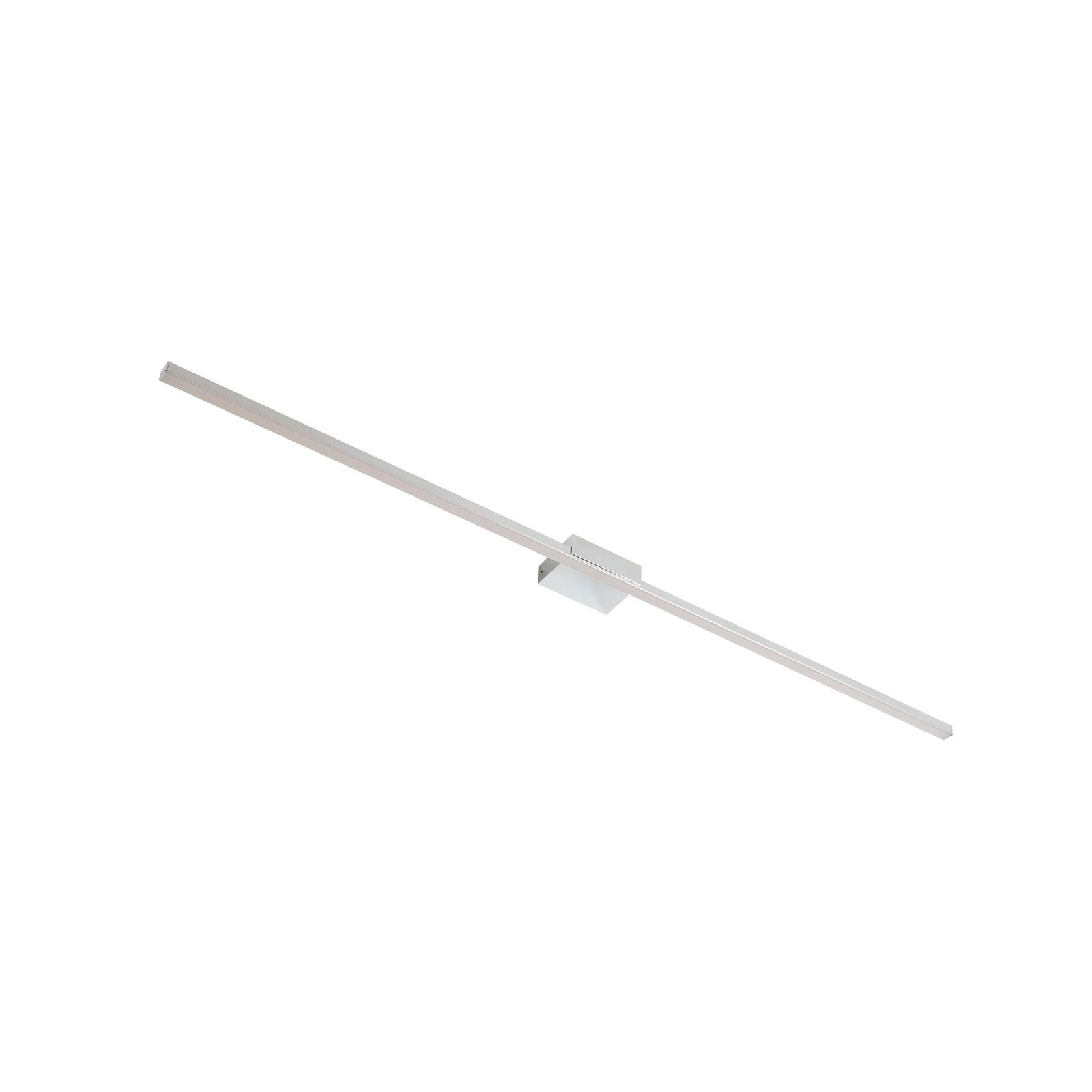 Lucande LED-spegellampa Kivana, krom, metall, 120cm, IP44