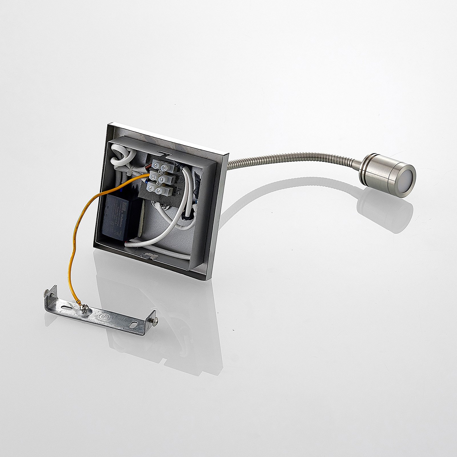 Legera LED Applique da Parete Nickel - Lindby