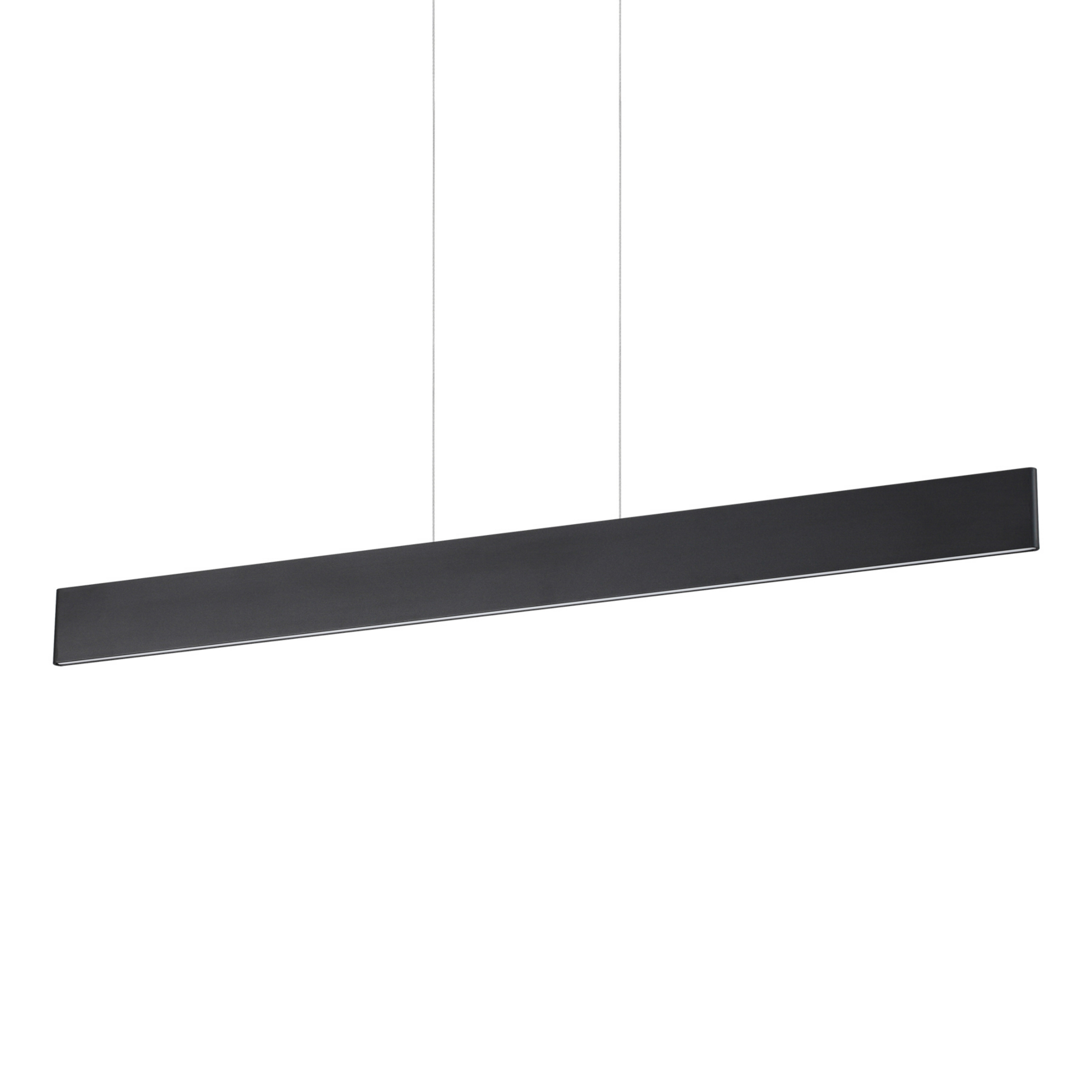 Ideal Lux suspension LED Desk, noir métal longueur 102,5 cm
