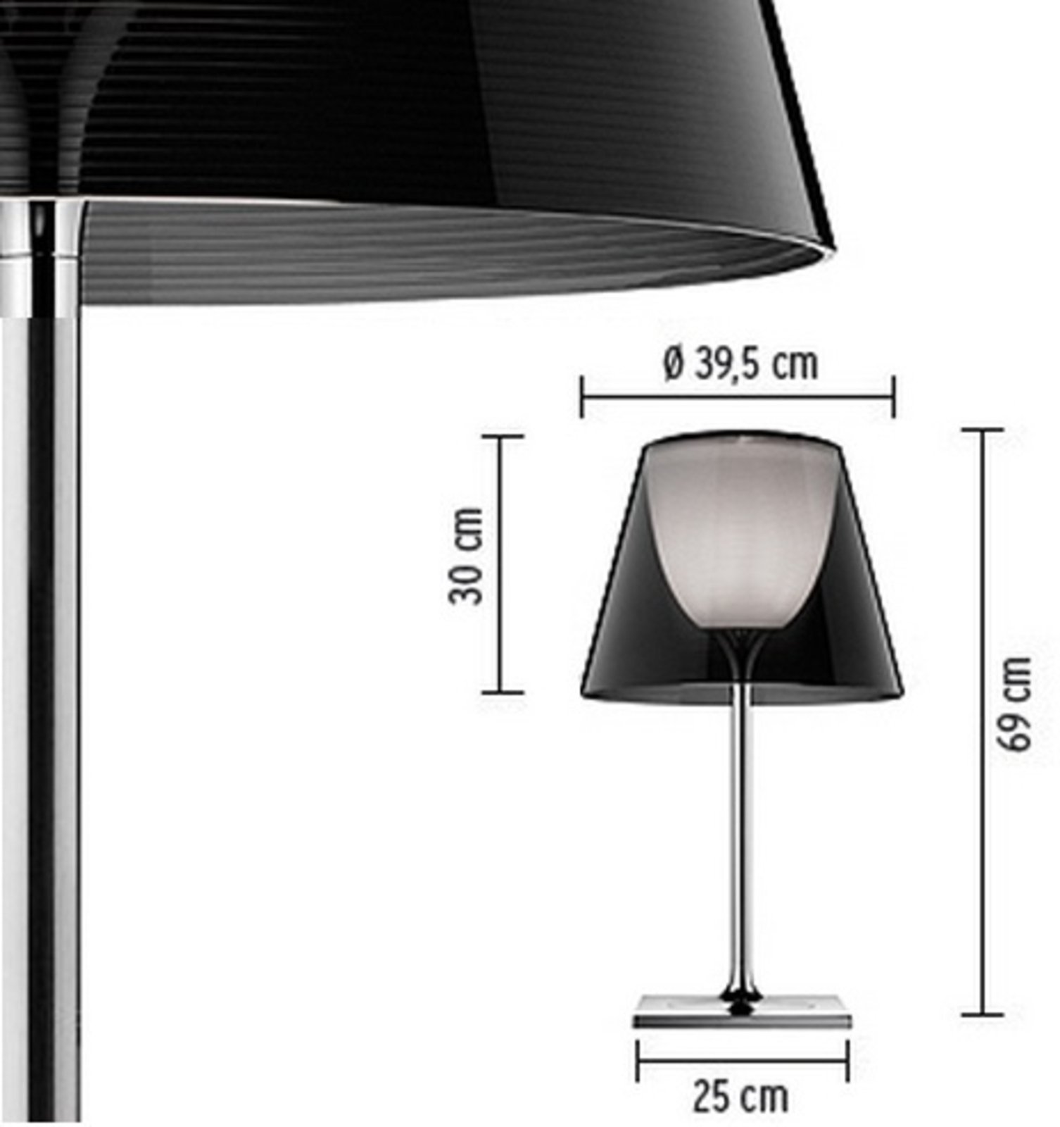 KTribe T2 Table Lamp Smoke - Flos