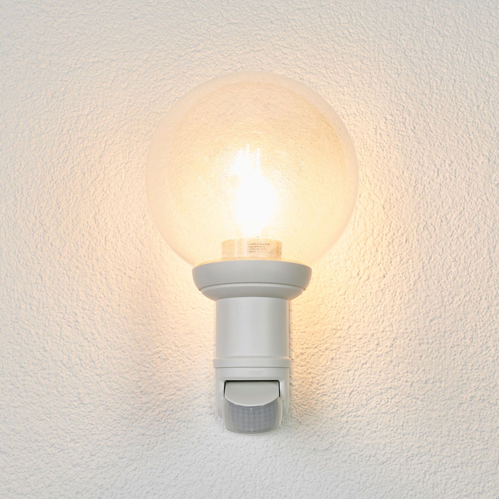 STEINEL L 560 S Sensor-Außenwandlampe weiß