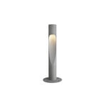 Louis Poulsen Bolardo luminoso Flindt, 3.000K Ra80 aluminio 80 cm pie atenuable