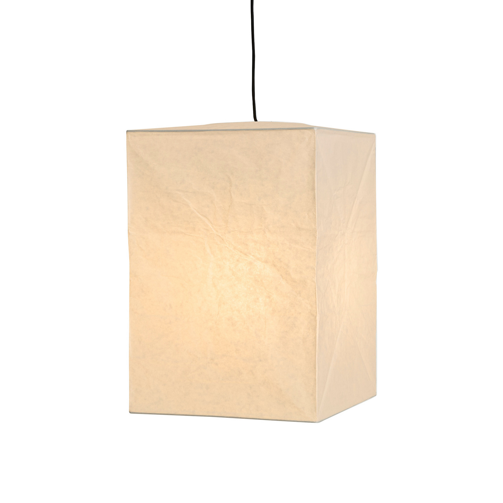 Abajur Hay Cube, visina 55 cm, bijeli, papir - Dizajn - Papirnati karton