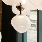 Tom Dixon, LED-Hängelampe Melt, Ø 28 cm, opal/silberfarben
