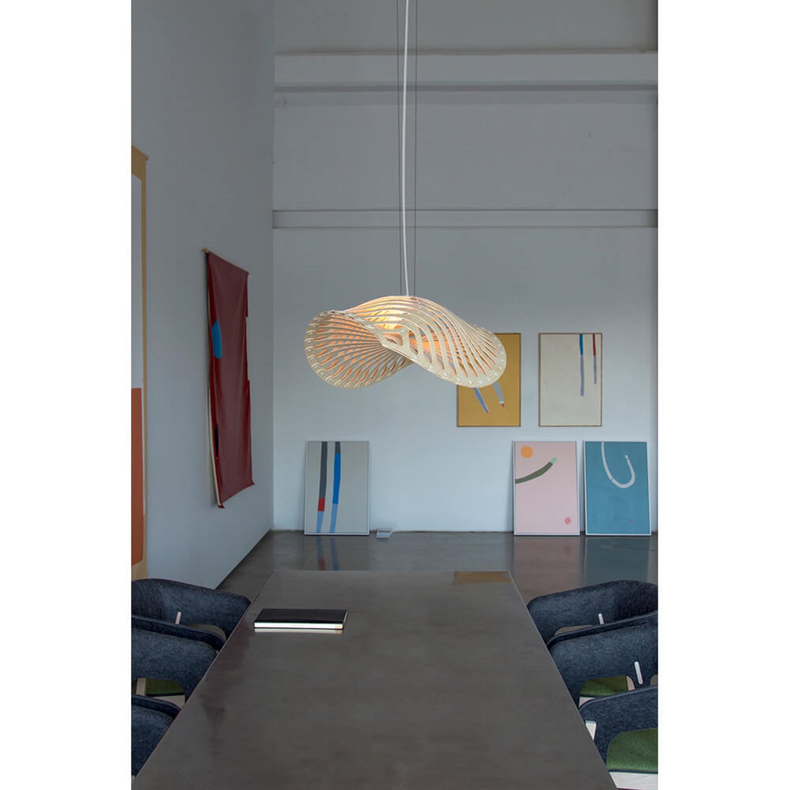 Navicula Pendelleuchte Small Bamboo david trubridge - Wohnzimmer - Bambus