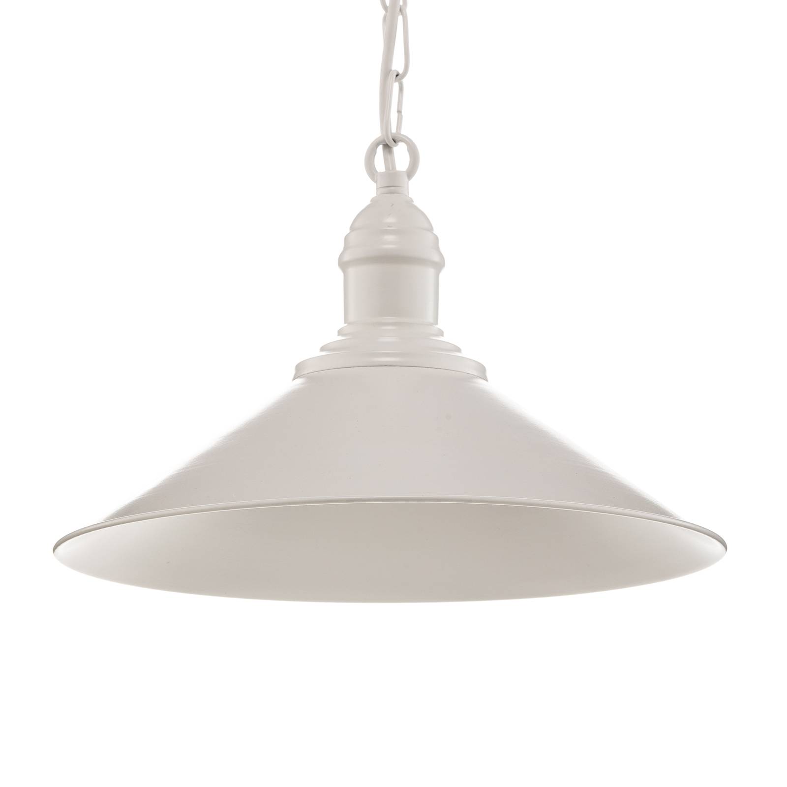 Lampa wisząca Elmo, 1-punktowa, biała