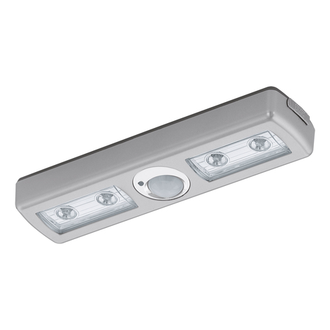 LED-Sensor-Anbauleuchte Baliola batteriebetrieben