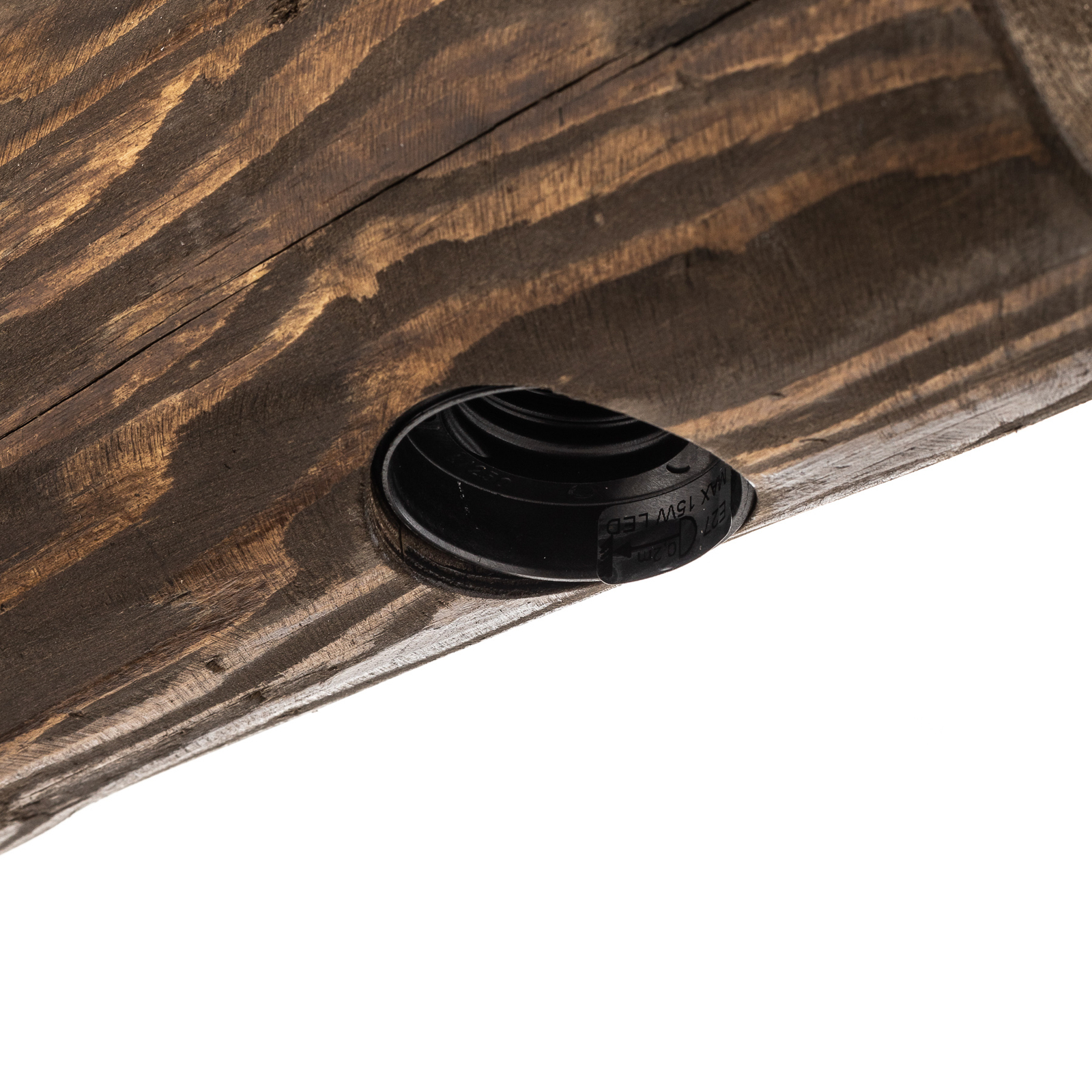 Beam 4 Plafondlamp Dark Pine Wood - Envostar