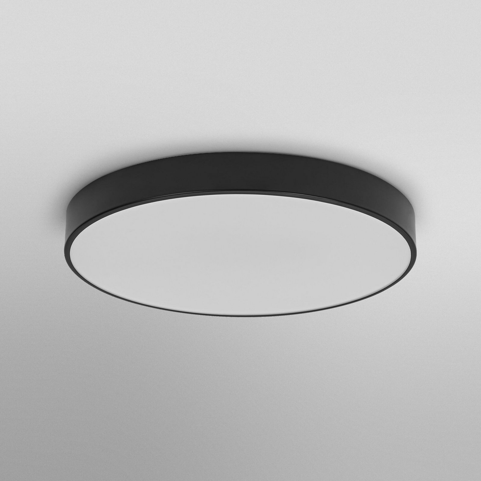 OSRAM LED-Deckenlampe ORBIS SLIM MOIA schwarz Ø 48 cm Metall