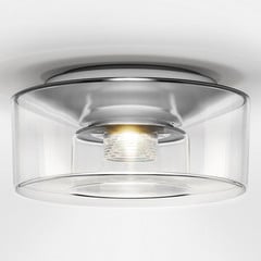 serien.lighting Curling S ceiling 2.700K cristal transparente